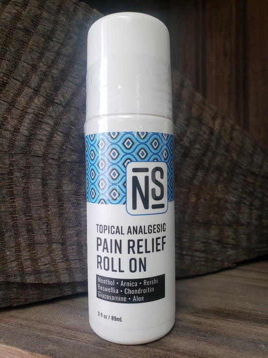 Naysa Relief Roll On with arnica, reishi, & boswellia