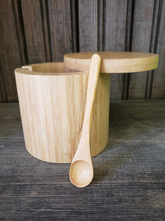 Bamboo Salt Cellar