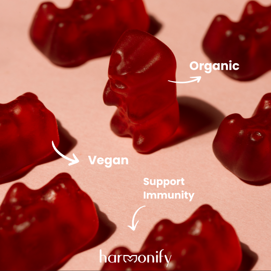 Apple Cider Vinegar Gummies with Pomegranate & Beet Juice - Detox & Wellness