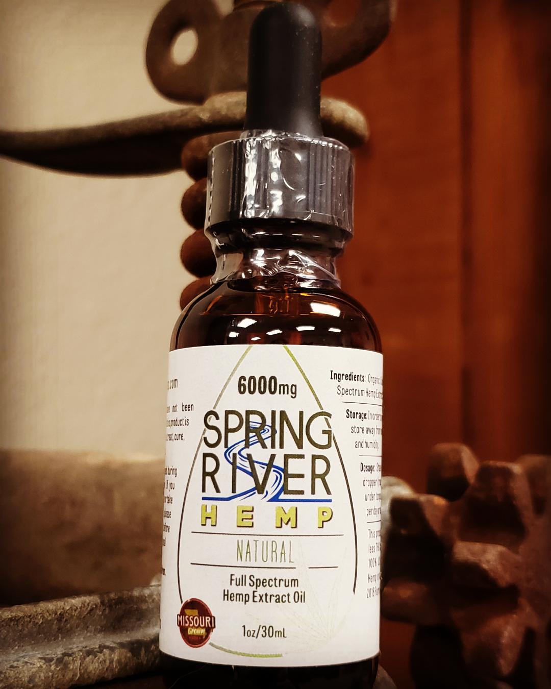 Spring River Hemp Tincture - 6000mg