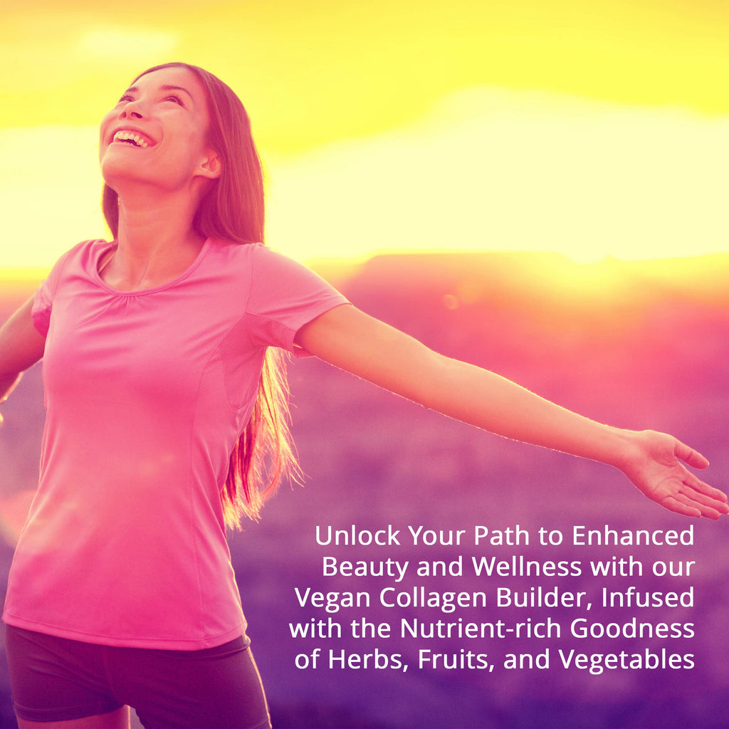Vegan Collagen Builder with Hyaluronic Acid - Plant-Based Skin & Joint Support