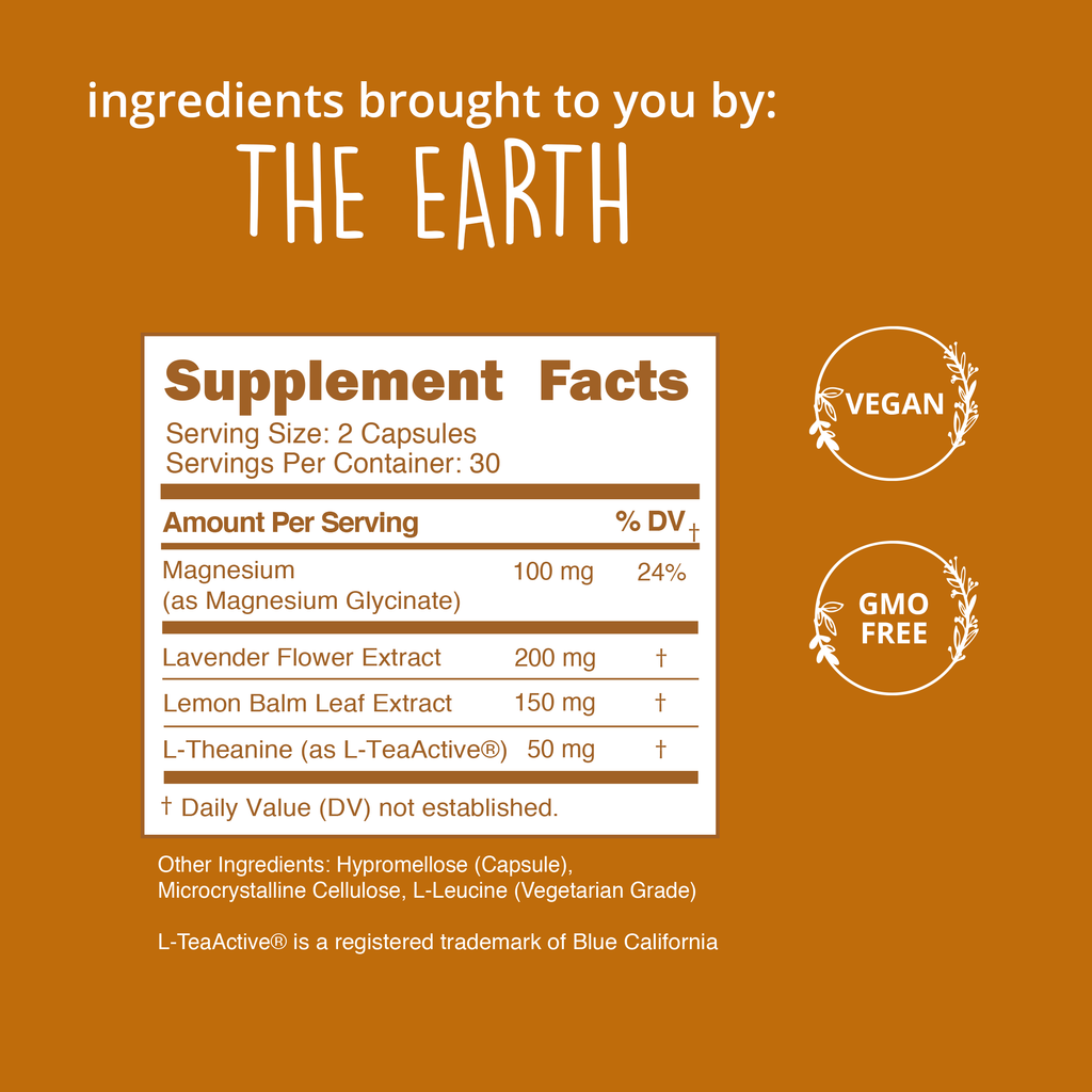 Be Grounded Stress Relief Supplement - Natural Calm & Relaxation Support