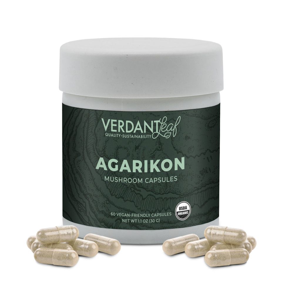 Verdant Leaf Agarikon Mushroom Supplement - Rare Functional Mushroom for Respiratory Support