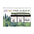 Photo of A Walk in the Woods essential oils kit from Aura Cacia on white background
