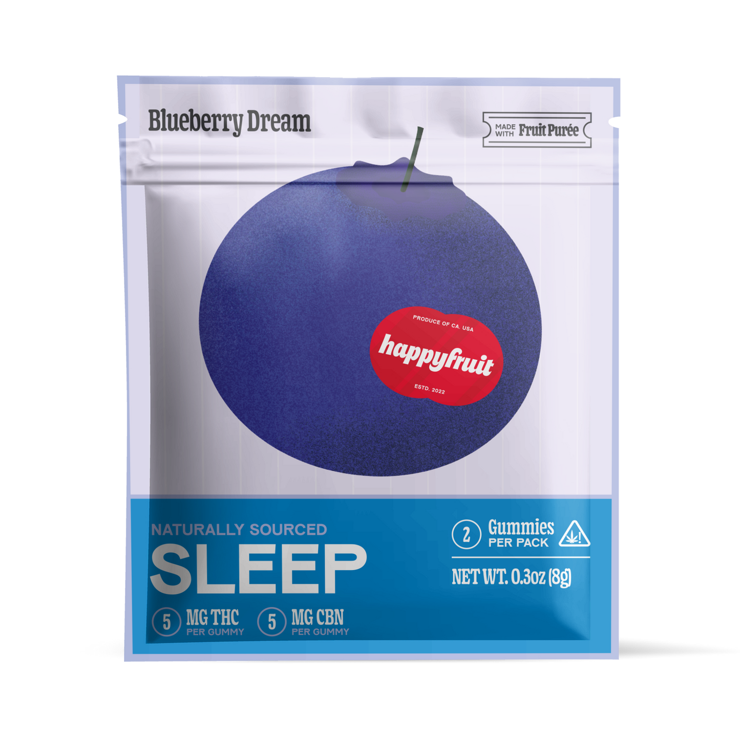 Blueberry Dream - THC + CBN Sleep Gummies for Deep Rest & Relaxation