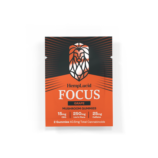 HempLucid Focus Gummies - 2 pack