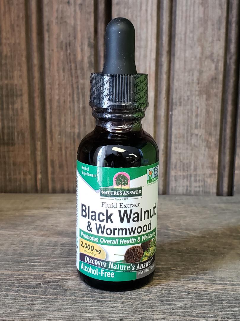 Black Walnut & Wormwood Complex - Natural Digestive & Gut Health Support