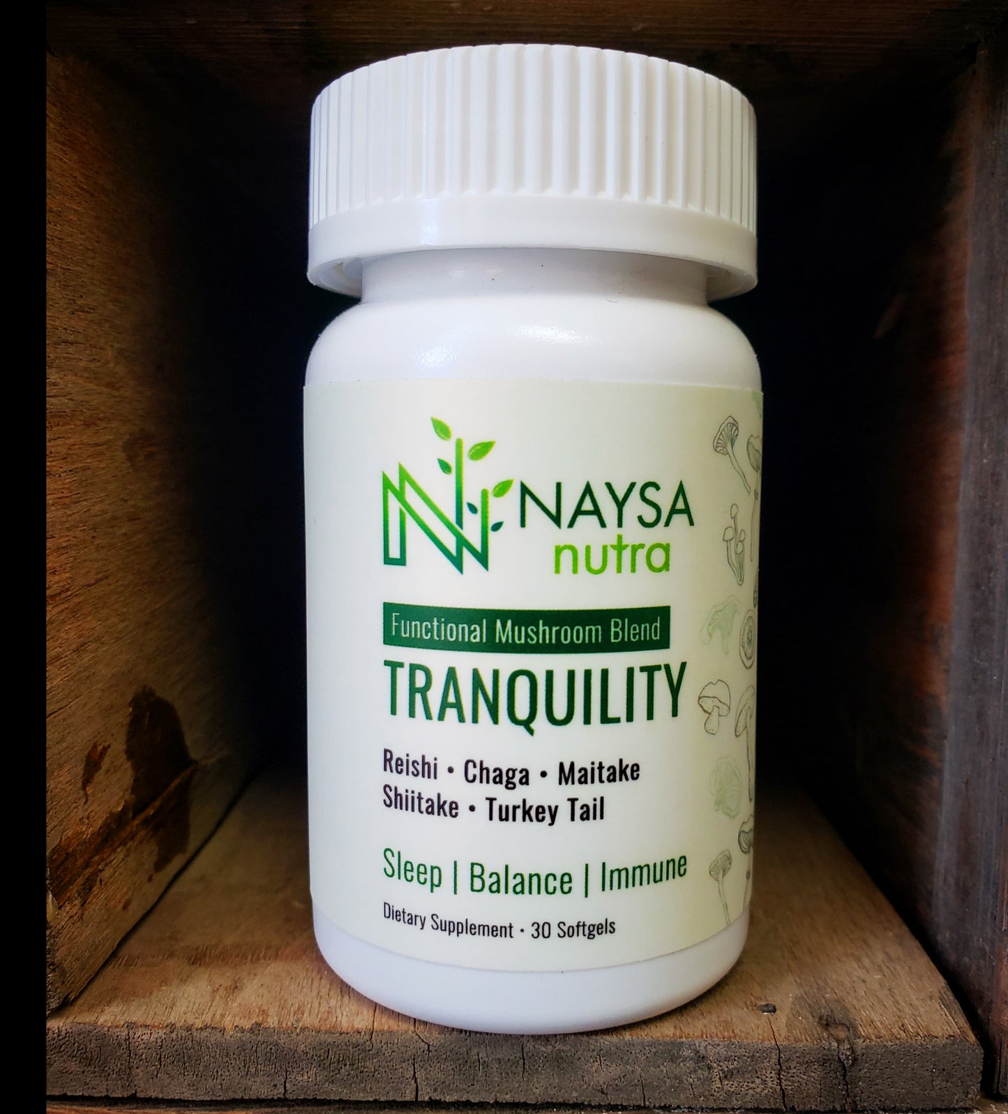 Naysa Tranquility - Functional mushroom blend