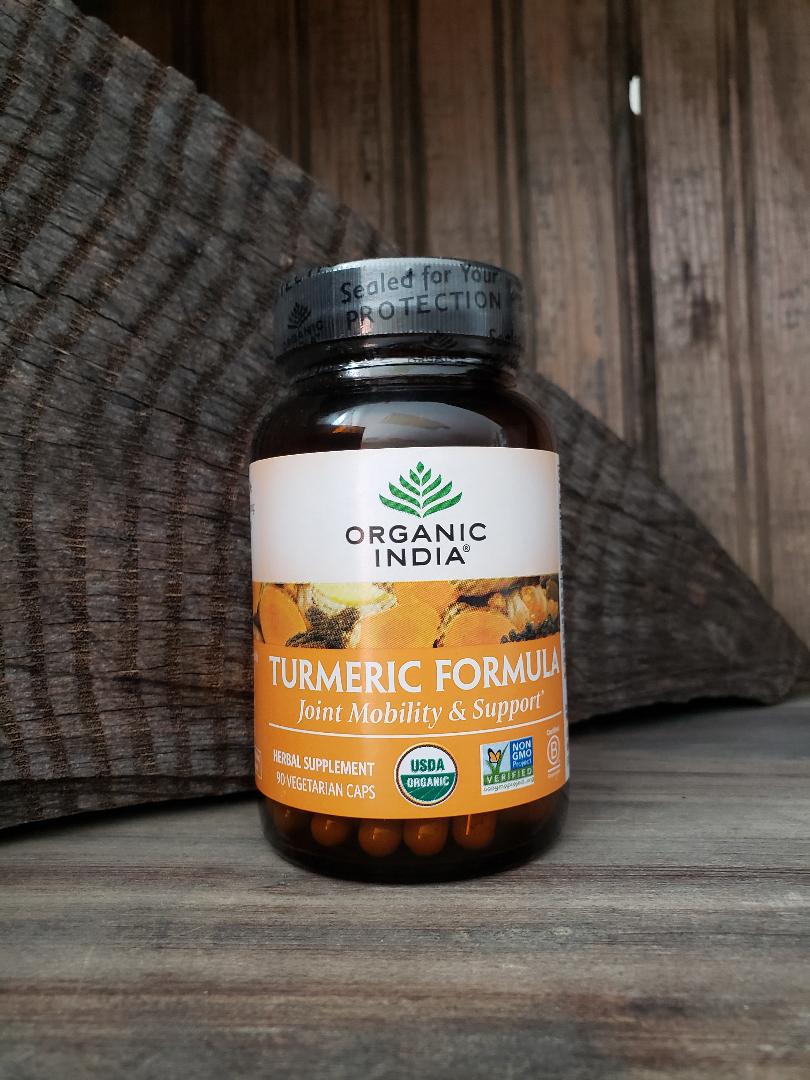 Organic India Turmeric Capsules - Organic Curcumin Supplement for Inflammation