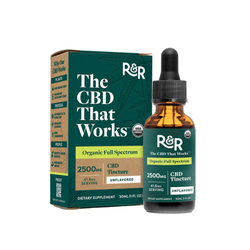 R&R Full-Spectrum CBD Tincture - Premium Hemp Oil for Wellness