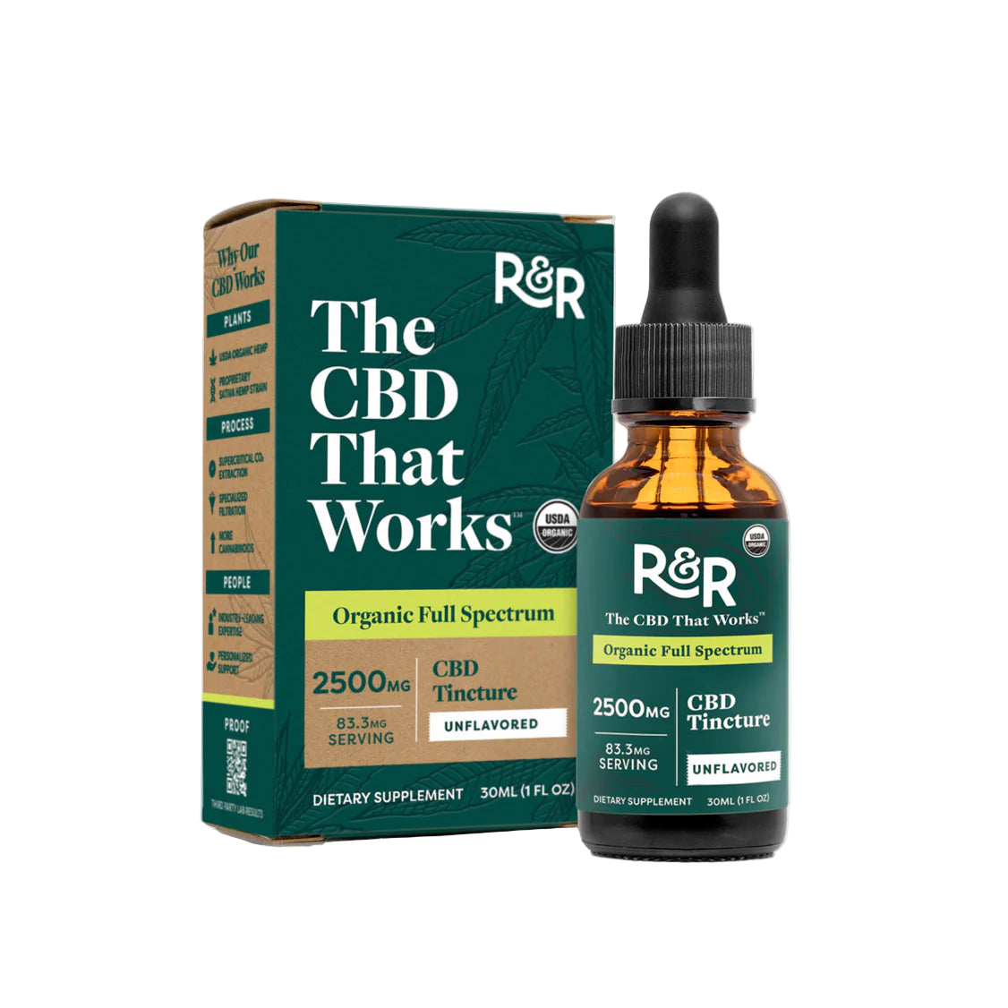 R&R Full-Spectrum CBD Tincture - Premium Hemp Oil for Wellness