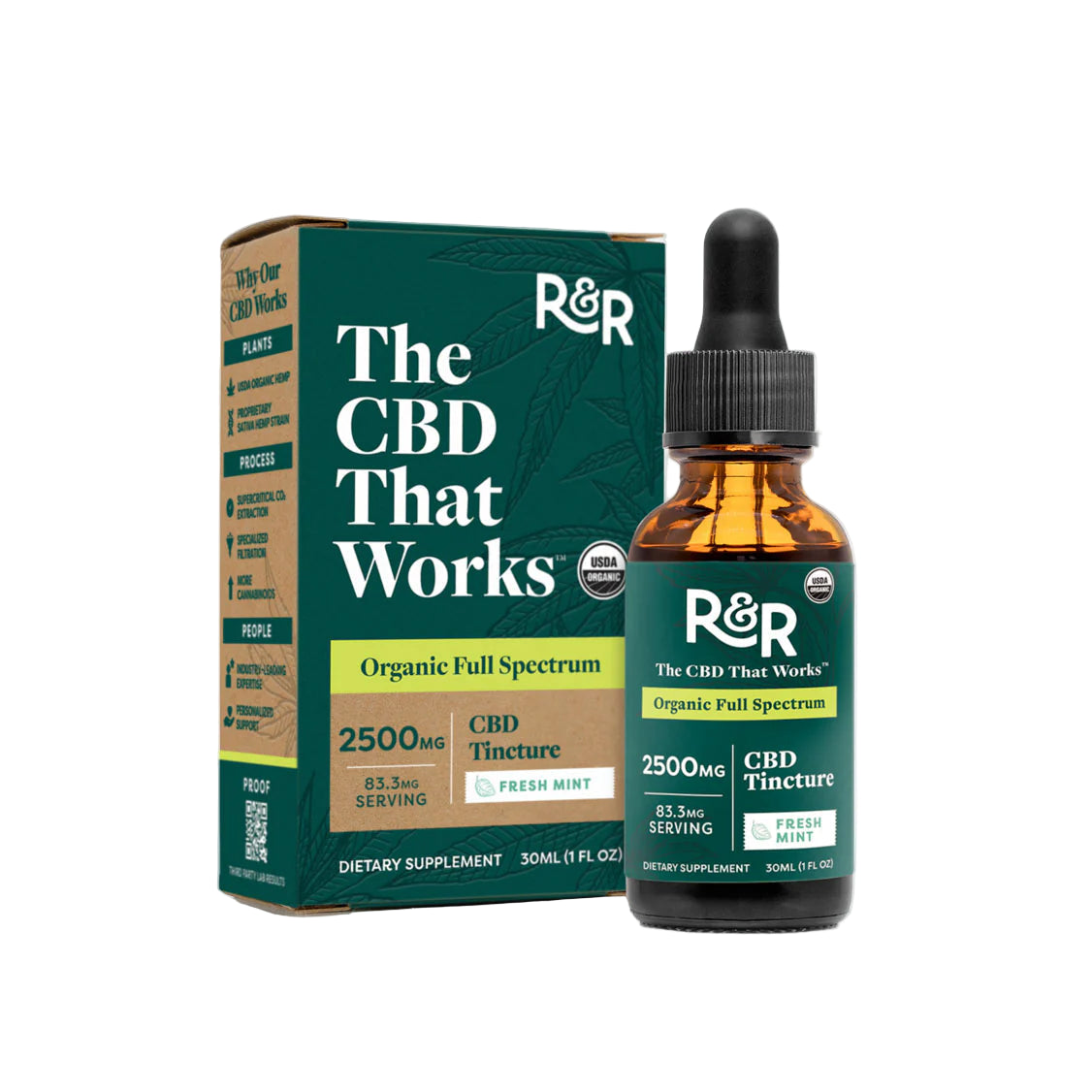 R&R Full-Spectrum CBD Tincture - Premium Hemp Oil for Wellness