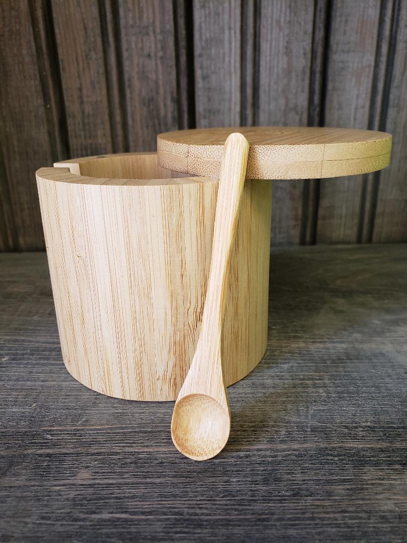 Bamboo Salt Cellar
