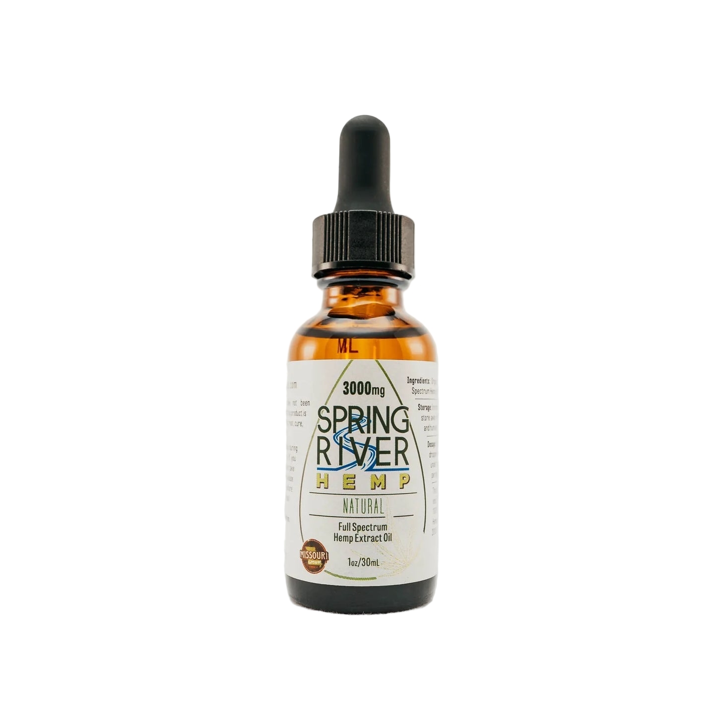Spring River Hemp Tincture - 6000mg