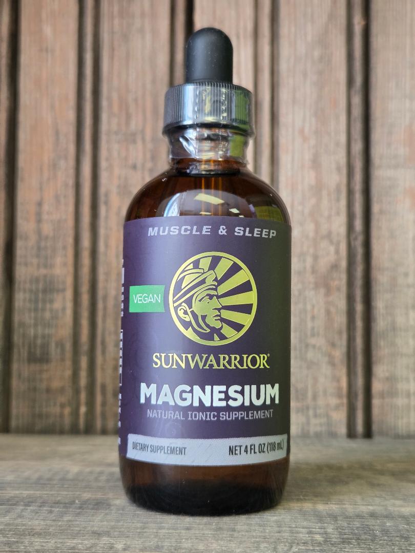 Sun Warrior Liquid Magnesium - Ionic Supplement Drops for Sleep, Muscle & Heart Health