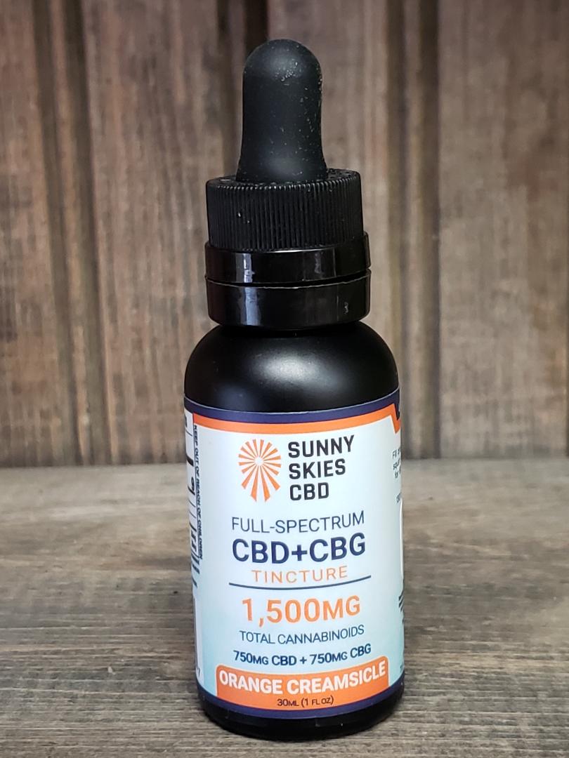 Sunny Skies CBD+CBG Tincture