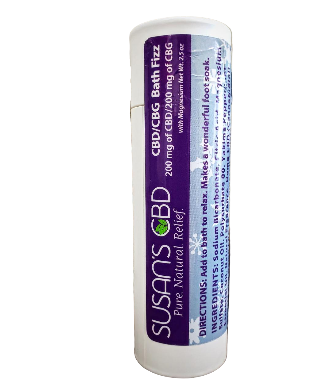 Susan's 400mg Bath Fizz Tube