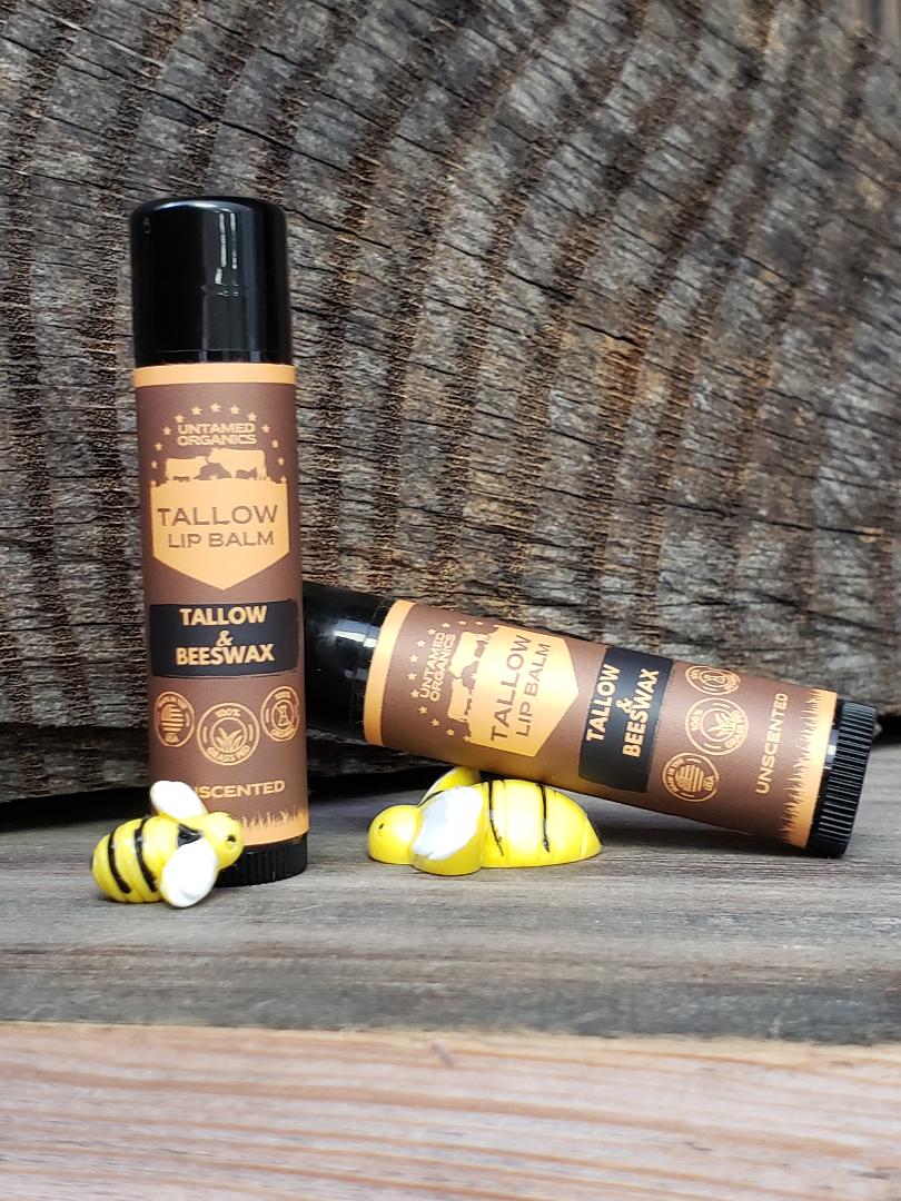 Untamed Organics Tallow & Beeswax Lip Balm
