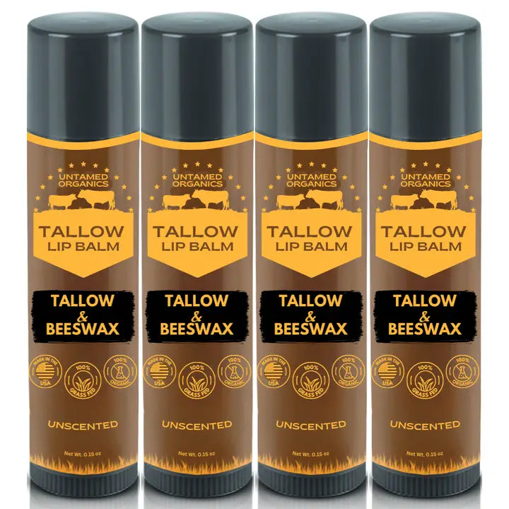 Untamed Organics Tallow & Beeswax Lip Balm