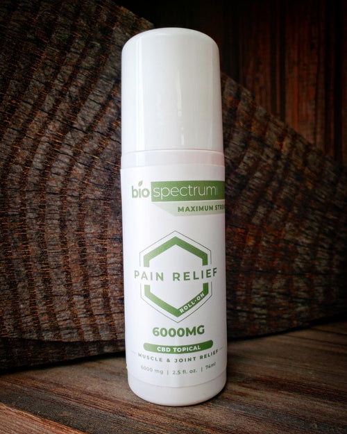 BioSpectrum 6000mg CBD Roll-On - Pain Relief with Arnica, Camphor & Menthol