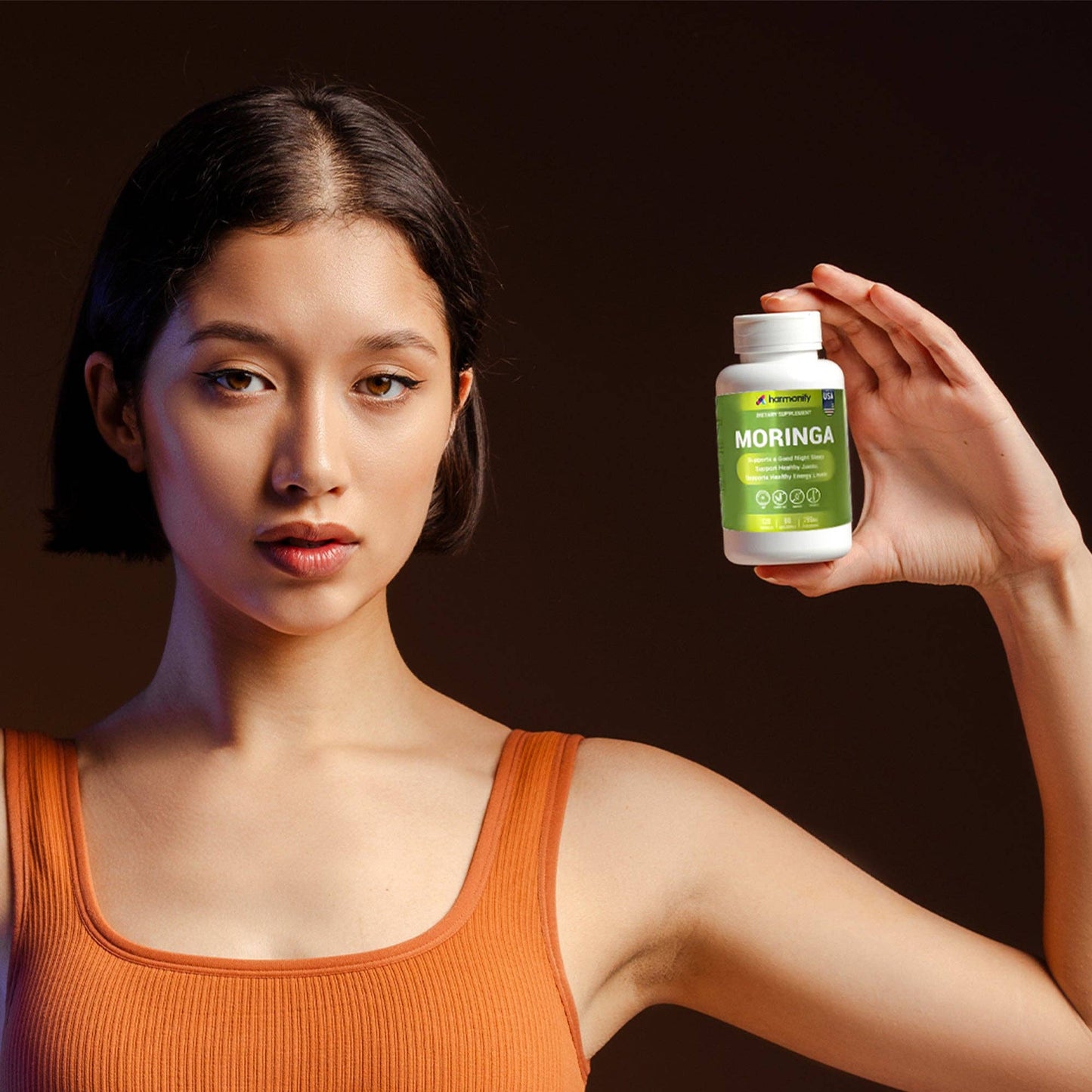 Moringa Capsules - Pure Moringa Powder - Supports Restful Sleep, Joint Comfort & Healthy Energy Levels - 120 Moringa Capsules - Made in USA, Gluten Free, GMO Free