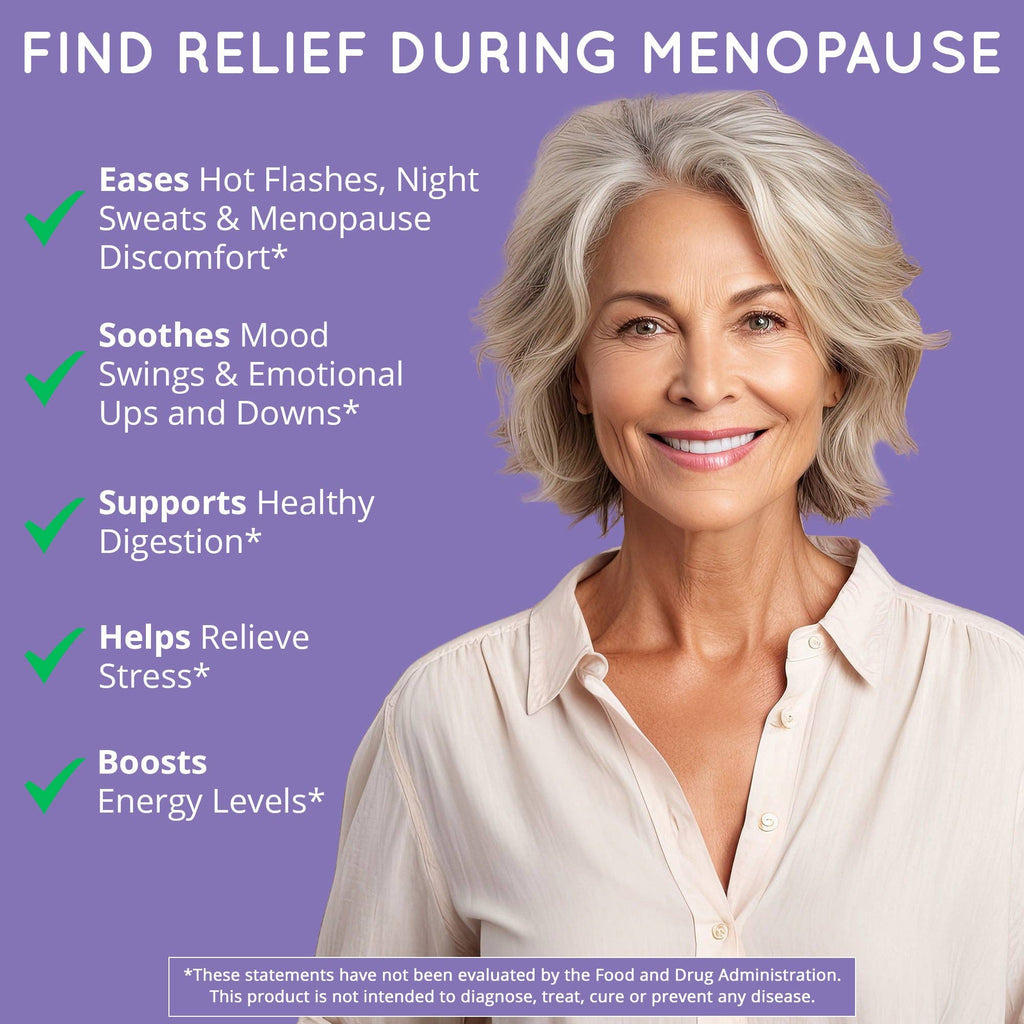 Go With The Flow Menopause Support - Natural Hormone Balance Supplement