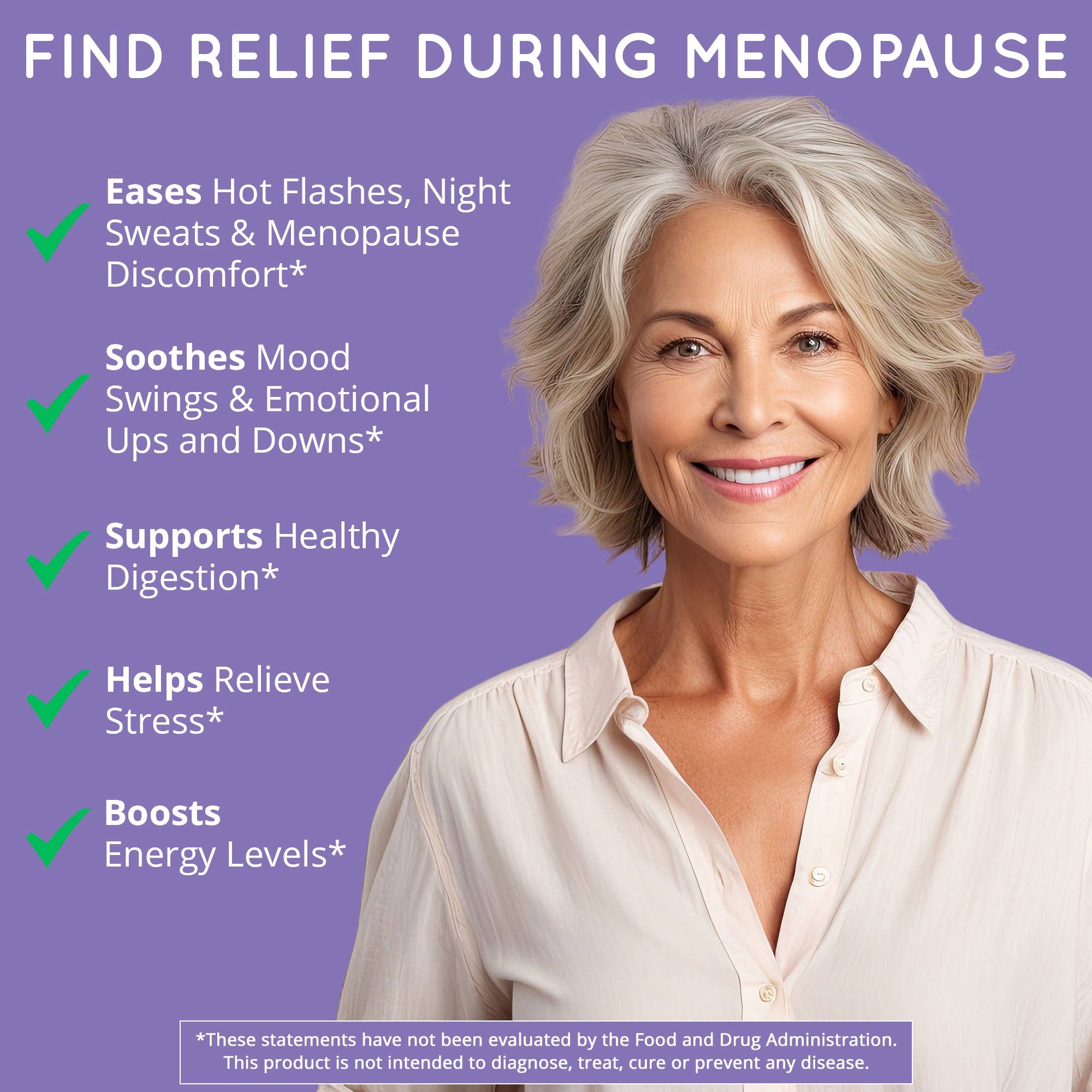 Go With The Flow Menopause Support - Natural Hormone Balance Supplement